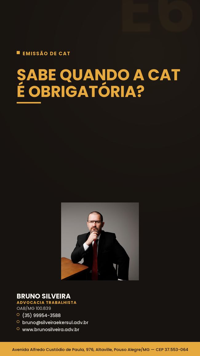 Ilustração sobre a obrigação de emissão da CAT pela empresa